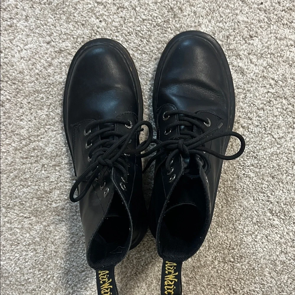 Dr. Martens Black Leather Ankle Boots - Picture 3 of 5
